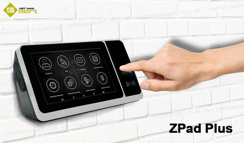 Máy chấm công vân tay ZKTeco Zpad Plus Máy chấm công vân tay ZKTeco Zpad Plus