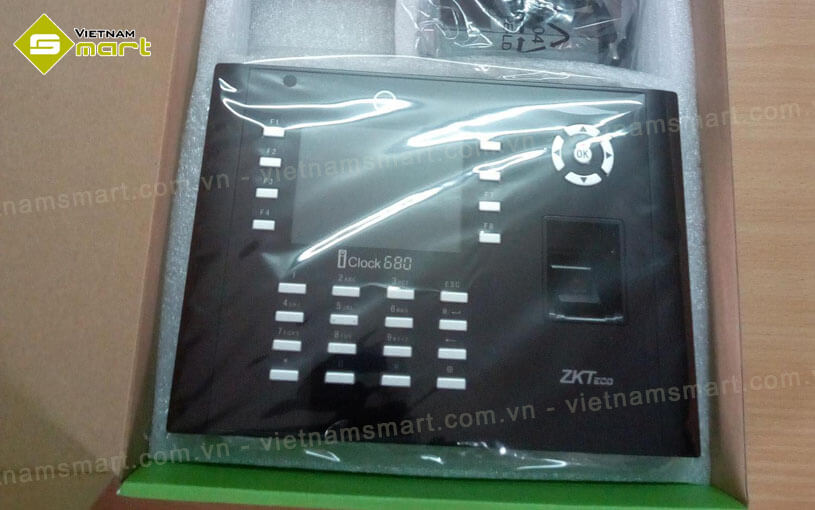 Máy chấm công vân tay ZKTeco iClock680