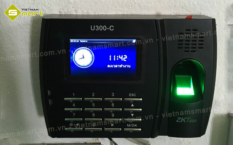 Máy chấm công vân tay ZKTeco U300-C Máy chấm công vân tay ZKTeco U300-C