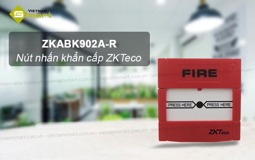 Nút nhấn khẩn cấp ZKTeco ZKABK902A-R Nút nhấn khẩn cấp ZKTeco ZKABK902A-R