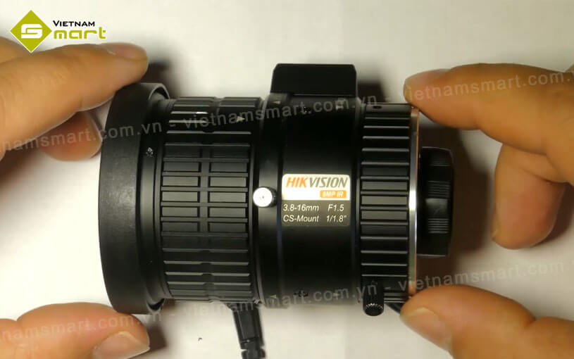 Ống kính P-Iris Hikvision HV3816P-8MPIR Ống kính P-Iris Hikvision HV3816P-8MPIR