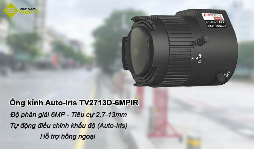 Ống kính Auto-Iris Mega-pixel Hikvision TV2713D-6MPIR