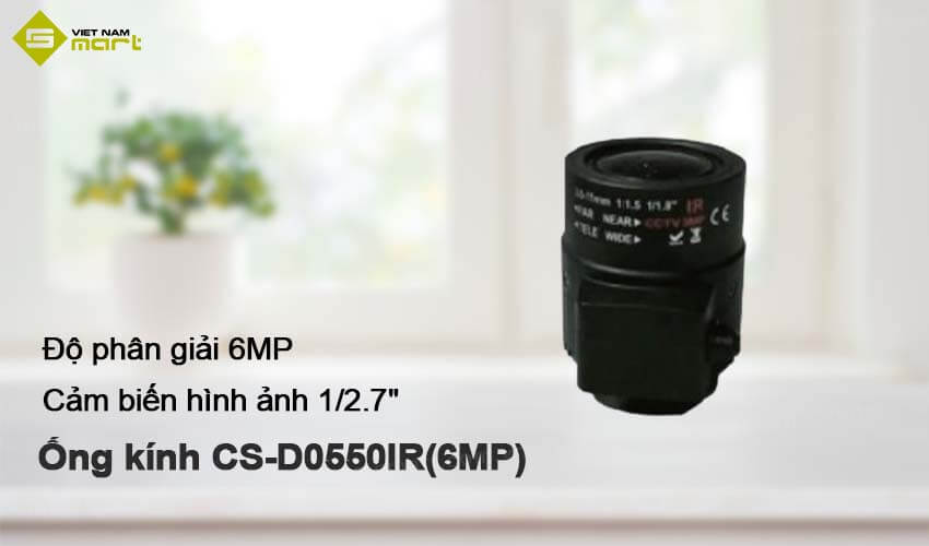 Ống kính ZKTeco CS-D0550IR(6MP) Ống kính ZKTeco CS-D0550IR(6MP)