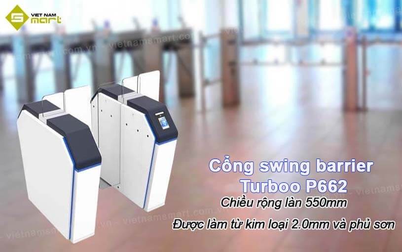 Mô tả về cổng swing barrier Turboo P662