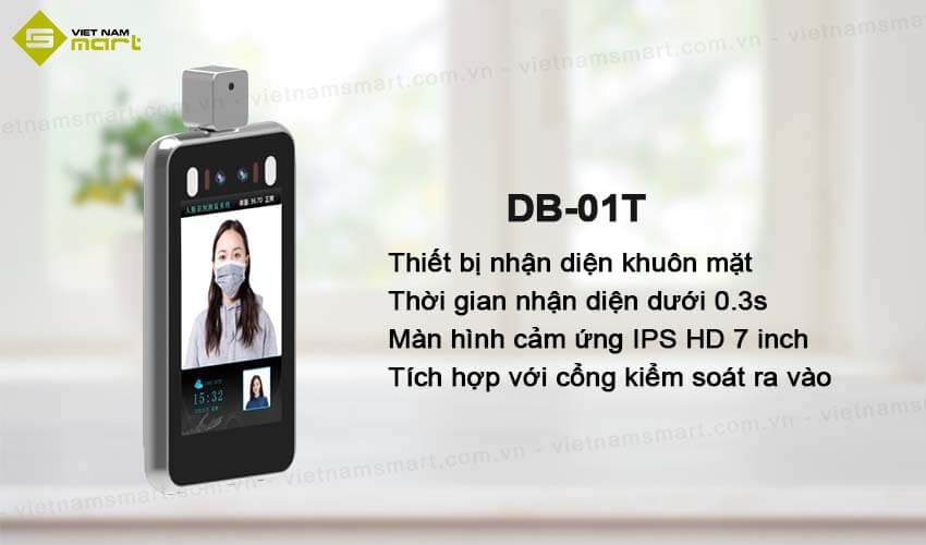 Thiết bị nhận diện khuôn mặt Turboo DB-01T