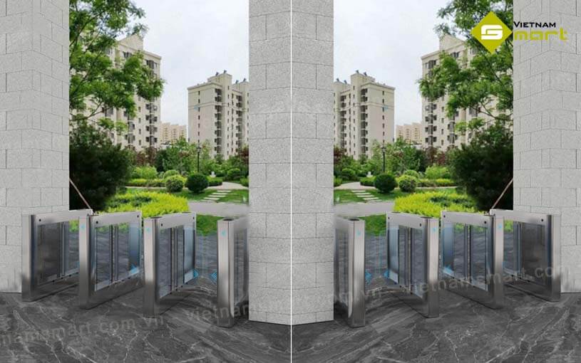 Cổng swing barrier  ES3216 - thiết kế hiện đại và tinh tế 