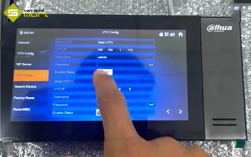 Màn hình chuông cửa Dahua VTH2421FW Màn hình chuông cửa Dahua VTH2421FW
