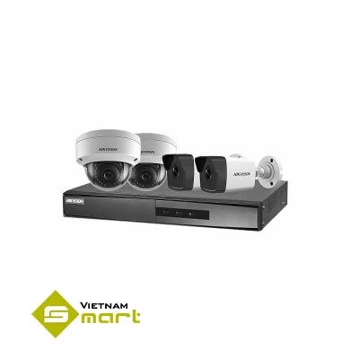 Bộ kit camera PoE 2MP Hikvision NK42E3H-1T(WD)