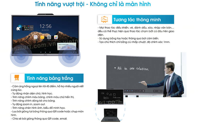 DS-D5B65RB/B được nhà sản xuất tích hợp nhiều tính năng vượt trội