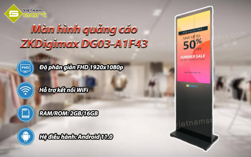 Màn hình quảng cáo ZKDigimax DG03-A1F43