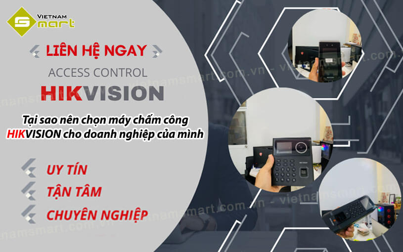 Chọn ngay máy chấm công Hikvision cho doanh nghiệp của mình để tối ưu việc kiểm soát nhân sự