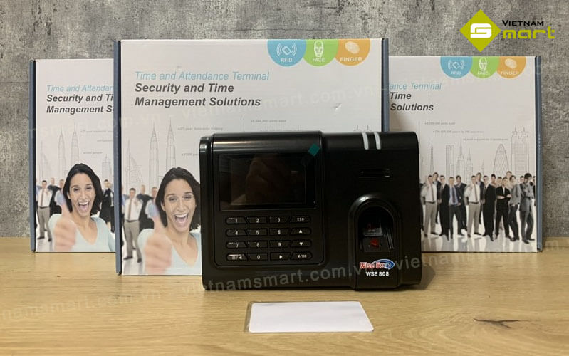 Máy chấm công vân tay Wise Eye WSE808 Máy chấm công vân tay Wise Eye WSE808