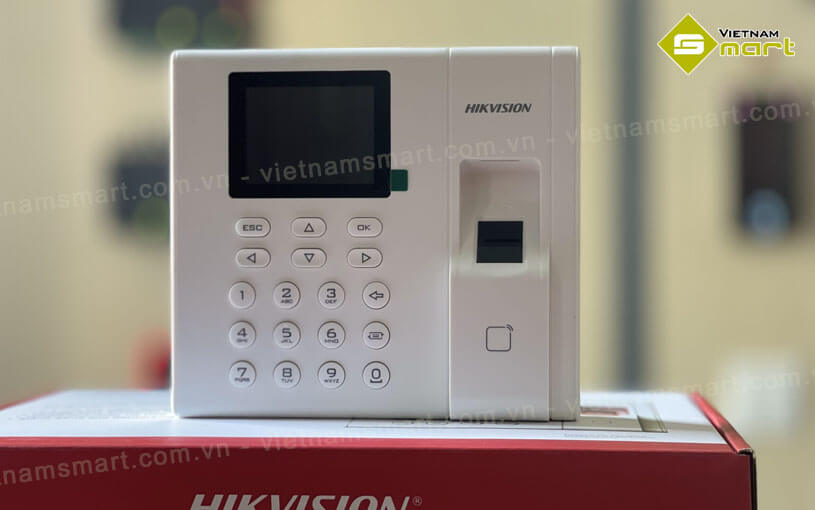 Máy chấm công vân tay Hikvision DS-K1A8503F - Màn hình LCD 2.4 inch