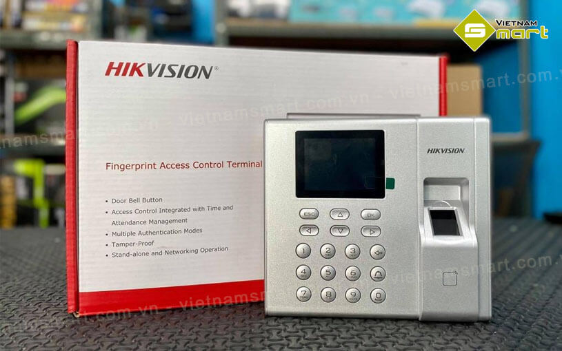 Máy chấm công vân tay Hikvision DS-K1T8003MF Máy chấm công vân tay và thẻ từ Hikvision DS-K1T8003MF