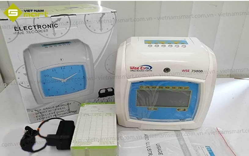 Máy chấm công thẻ giấy Wise Eye WSE-7500D