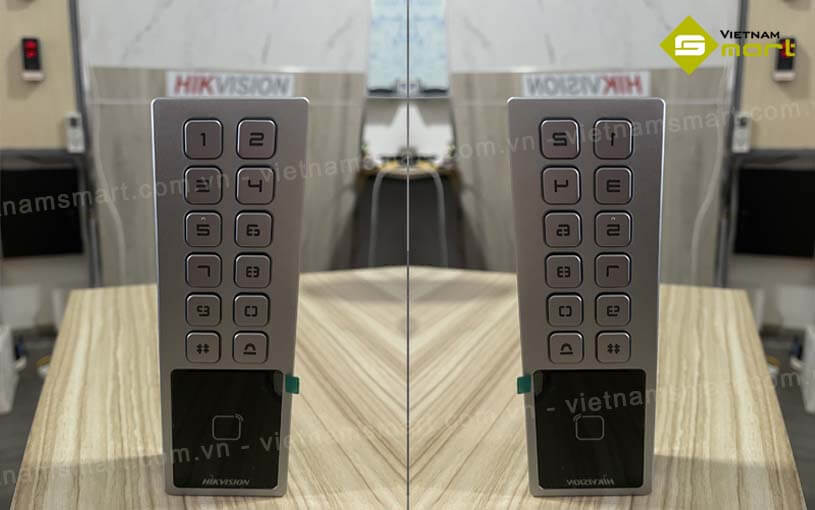 Máy chấm công kiểm soát cửa Hikvision DS-K1T805MBWX Máy chấm công kiểm soát cửa DS-K1T805MBWX