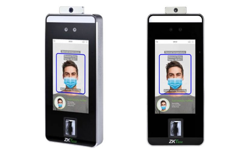 Máy chấm công khuôn mặt đo thân nhiệt SpeedFace-V5L(TD) Thiết bị chấm công khuôn mặt đo thân nhiệt SpeedFace-V5L-TD