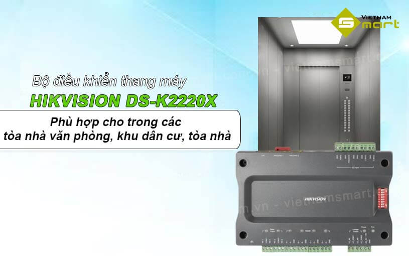Bộ điều khiển thang máy Hikvision DS-K2220X Bộ điều khiển thang máy Hikvision DS-K2220X