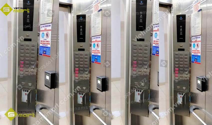 Bộ điều khiển thang máy được lắp đặt tại chung cư