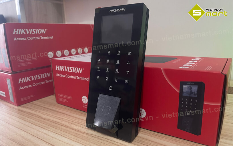 Máy chấm công vân tay Hikvision DS-K1T807MBFWX-E1 Máy chấm công vân tay Hikvision DS-K1T807MBFWX-E1 chính hãng được nhập khẩu nguyên chiếc mới 100%