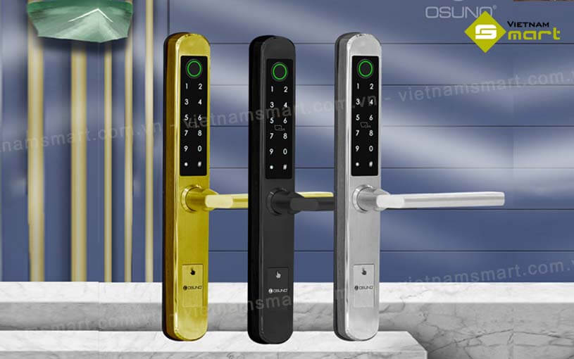 Khóa vân tay cửa nhôm OSN-3320 Khóa vân tay cửa nhôm OSN-3320