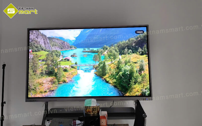 Dự án lắp đặt màn hình tương tác HIKVISION DS-D5C75RB/A tại CÔNG TY CỔ PHẦN THƯƠNG MẠI BVND Màn hình tương tác HIKVISION DS-D5C75RB/A hỗ trợ và nâng cao hiệu quả cho việc trình chiếu và hiệu quả truyền đạt