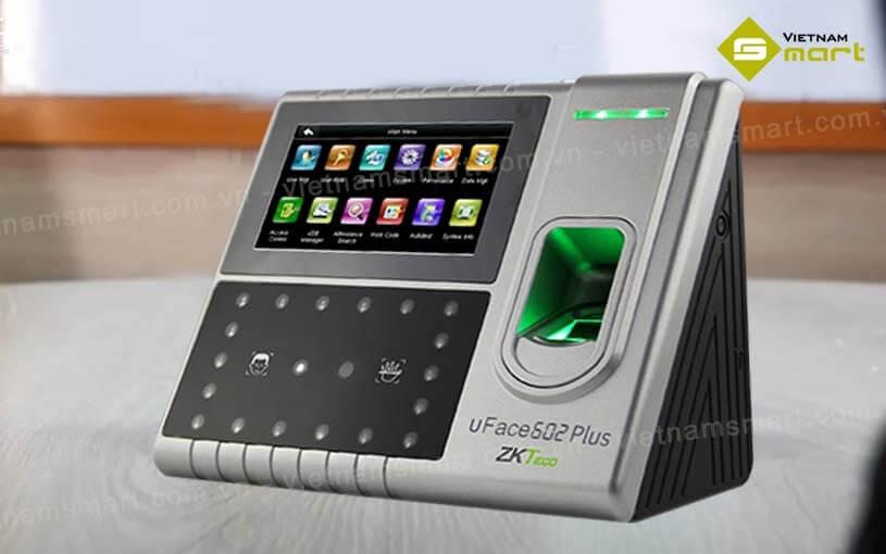 Máy chấm công khuôn mặt vân tay ZKTeco uFace602 Plus