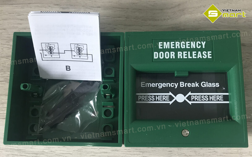 Nút nhấn mở cửa khẩn PRO-BG – Giải pháp an toàn tối ưu trong tình huống khẩn cấp