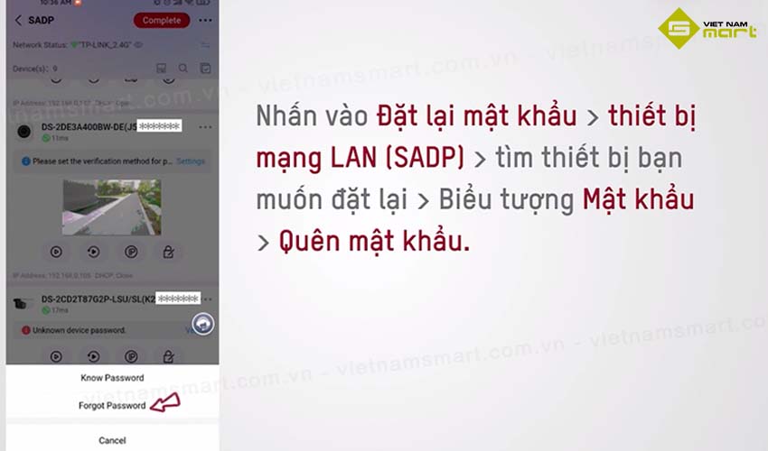 Hướng dẫn đặt lại mật khẩu máy chấm công Hikvision bằng phần mềm Hik-Partner-Pro