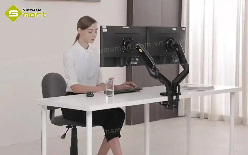 Giá treo 2 màn hình máy tính North Bayou F160 chính hãng - giá rẻ nhất thị trường