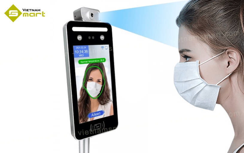 Máy chấm công khuôn mặt hợp đo thân nhiệt RONALD JACK AI09TF chính hãng mới 100% đang được VietnamSmart phân phối