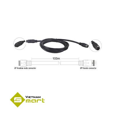 Dây nối dài 100m, 2 đầu giắc đực giắc cái ITC TS-100D