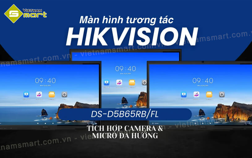 Màn hình tương tác thông minh Hikvision DS-D5B65RB/FL chính hãng, bảo hành 12 tháng