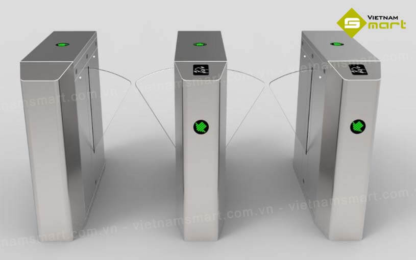 Cổng flap barrier Macrosafe IDS-FT504 Giới thiệu về cổng flap barrier Macrosafe IDS-FT504