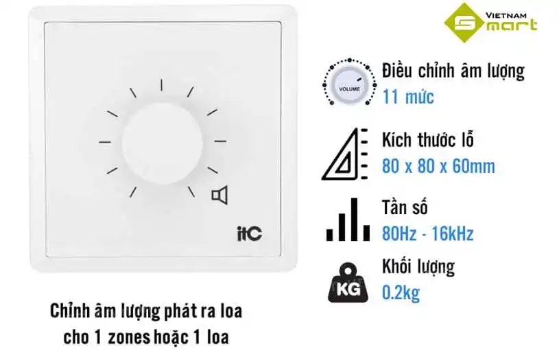 Chiết áp chỉnh âm lượng loa ITC T-672 Giới thiệu về chiết áp chỉnh âm lượng loa ITC T-672