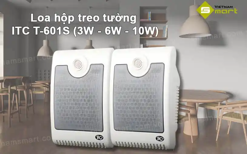 Loa hộp treo tường ITC T-601S (3W – 6W – 10W) Giới thiệu về loa hộp treo tường ITC T-601S