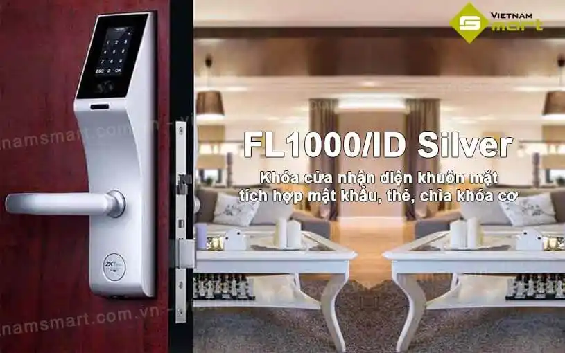 Khóa cửa nhận diện khuôn mặt ZKTeco FL1000/ID Silver Giới thiệu về khóa cửa nhận diện khuôn mặt ZKTeco FL1000/ID Silver