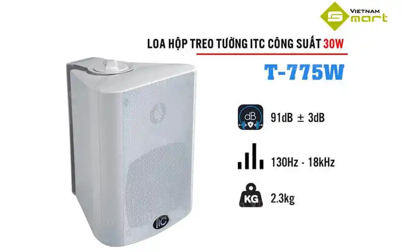 Loa hộp treo tường ITC T-775W (30W) Giới thiệu về loa hộp treo tường ITC T-775W (30W)