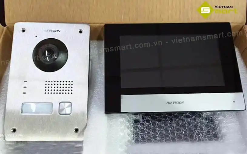 Giới thiệu về bộ Kit chuông cửa Hikvision DS-KIS703-P