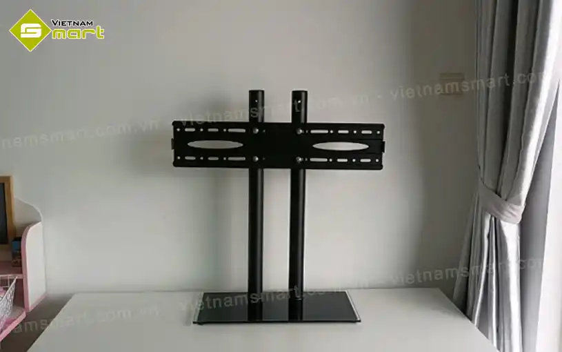 Chân đế TV đa năng mặt kính cường lực E607 giá rẻ, thiết kế chịu lực tốt