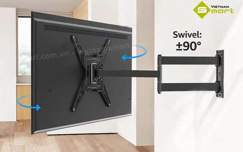 Giới thiệu về giá treo xoay vuông góc tivi Ergotek E86