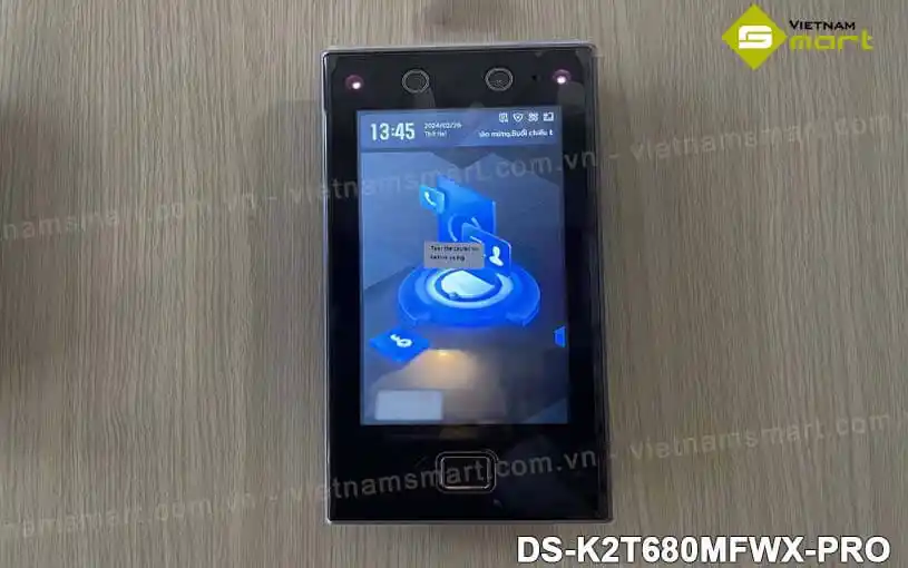 Máy chấm công khuôn mặt Hikvision DS-K2T680MFWX-PRO thế hệ mới