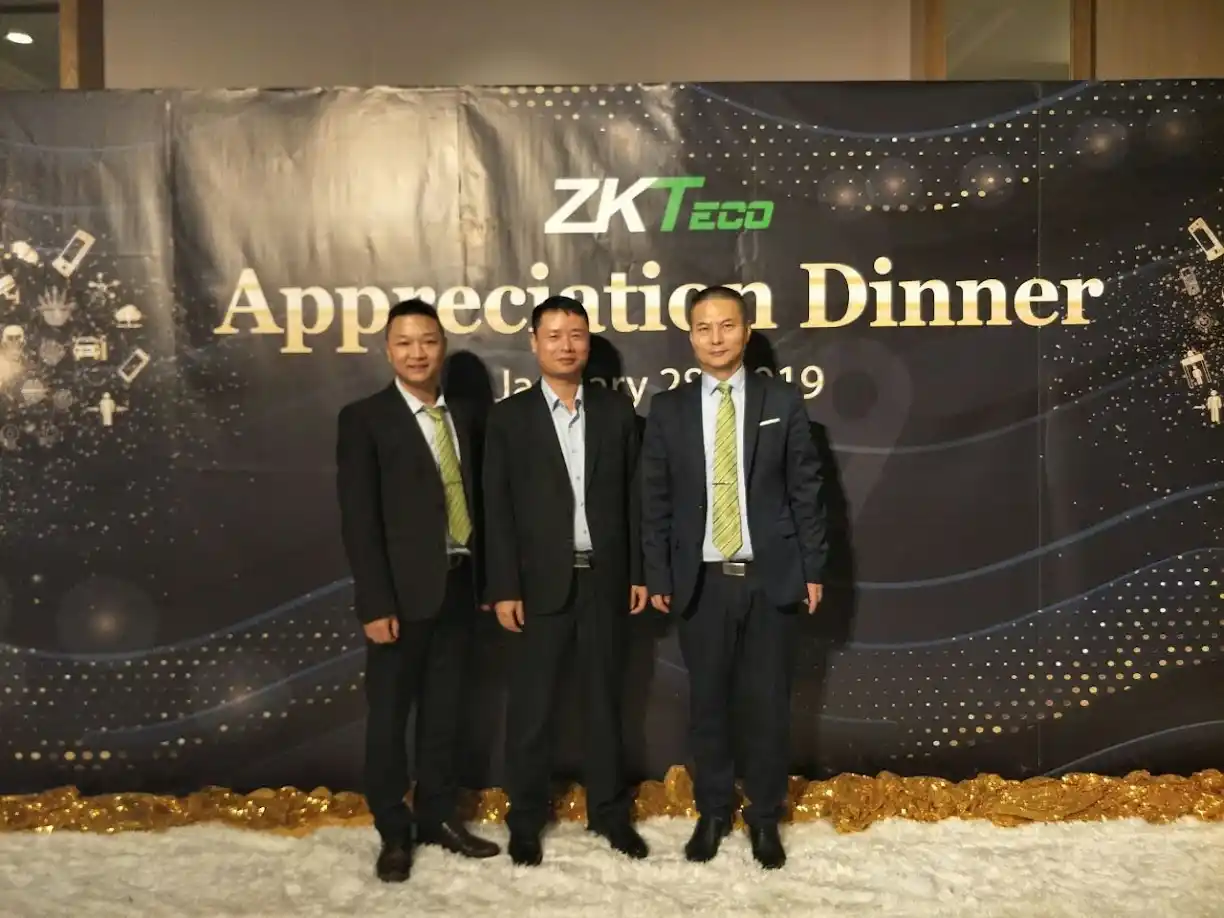 Đại diện Vietnamsmart tham dự chương trình ZKTeco Appreciation Dinner, ghi nhận mối quan hệ hợp tác bền vững giữa hai bên.