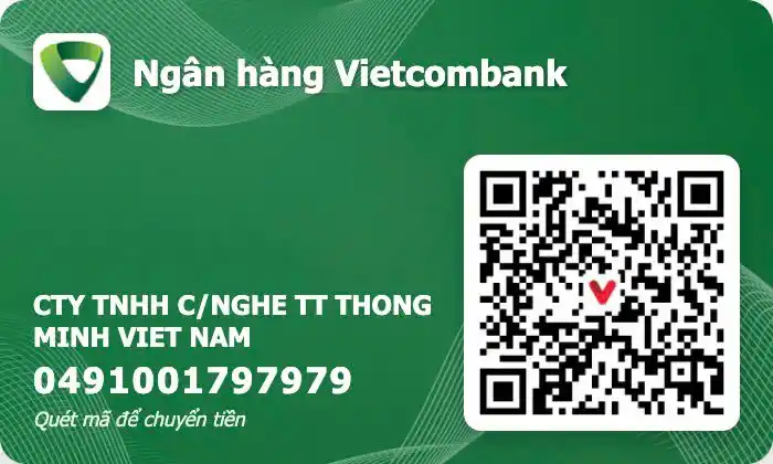 QR chuyển khoản NGÂN HÀNG VIETCOMBANK (VCB)