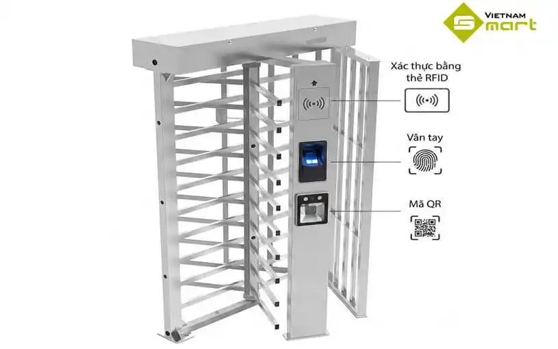 Cổng lồng xoay full height ZKTeco FHT3400 Cổng lồng xoay Full Height ZKTeco FHT3400 kiểm soát ra vào an ninh tối ưu