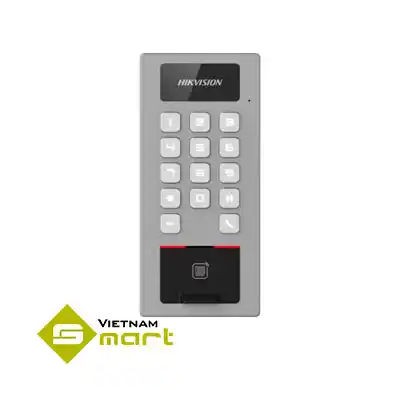 Máy chấm công vân tay Hikvision DS-K1T502DBFWX-E1 tích hợp kiểm soát cửa