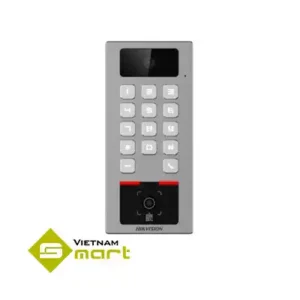 Máy chấm công kiểm soát ra vào Hikvision DS-K1T502DBWX-CQRE1 tích hợp QR và intercom