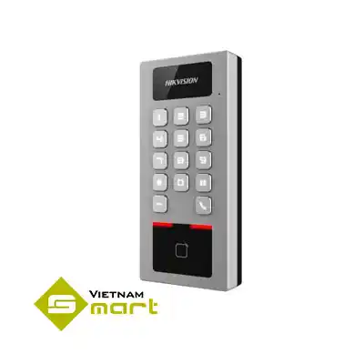 Máy chấm công kiểm soát ra vào Hikvision DS-K1T502DBWX-E1 hỗ trợ thẻ và intercom