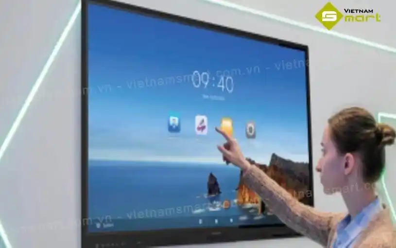 Màn hình tương tác 65 inch Hikvision DS-D5A65RB/B3 có nhiều điểm chạm