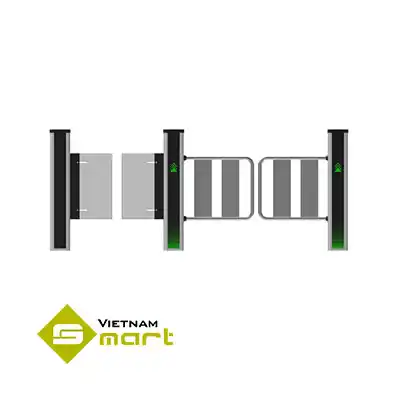 Cổng phân làn đôi tự động ZKTeco Saturn-S2200 tích hợp cảm biến an toàn